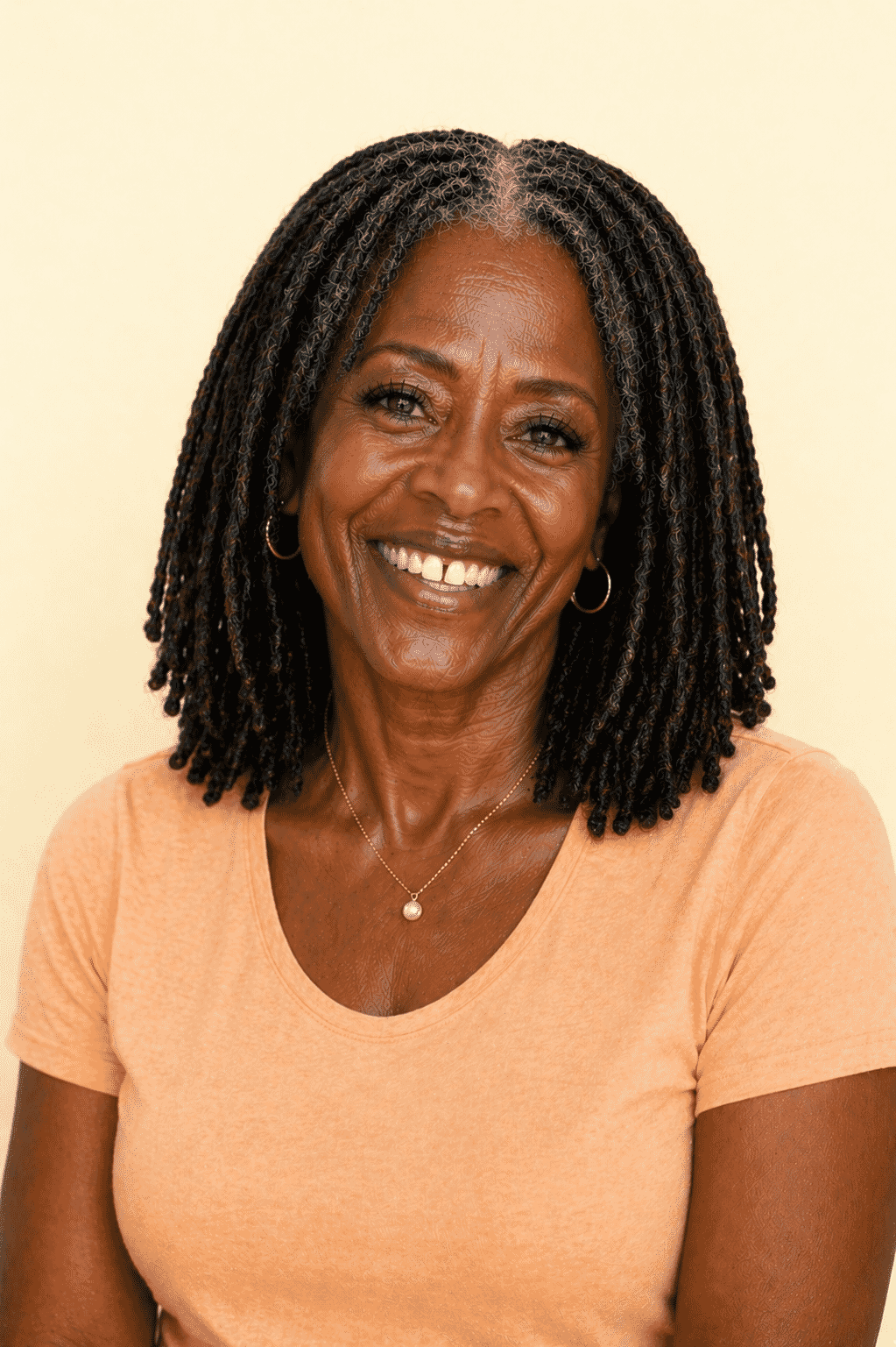 Warm smiling patient portrait